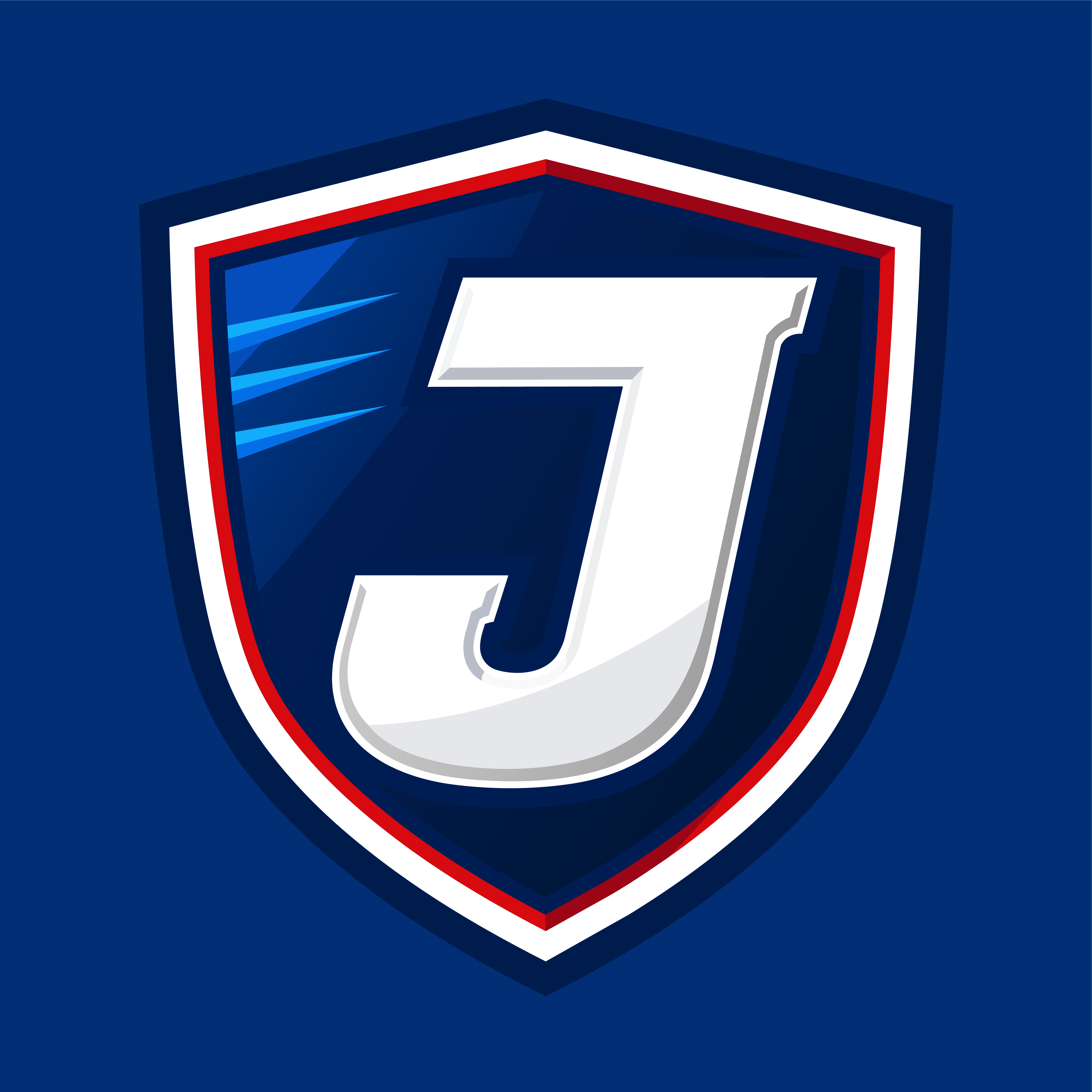 Transparent-background Super J shield